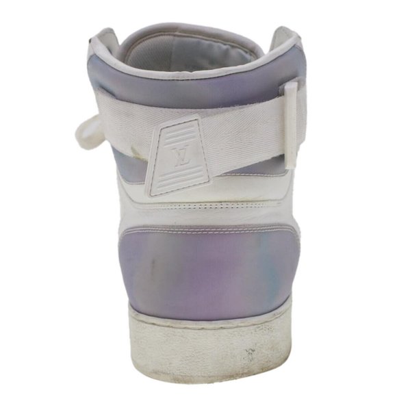 LOUIS VUITTON Monogram Rivoli Line High Top Sneakers Leather - Picture 12 of 16